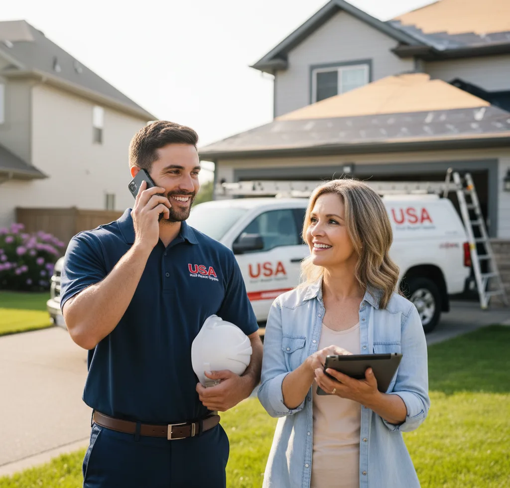 USA Roof Repair Experts customer support in Manton
